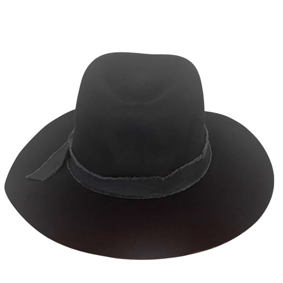 Prairie Boho Cottagecore Western 100% Wool Rancher Hat New Olive Pique Kaia Blk main image 12